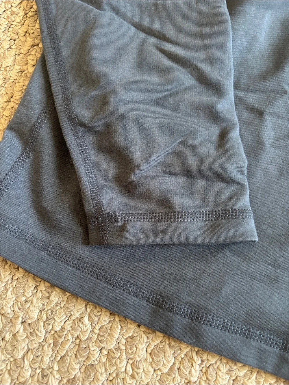 J. Crew Performance Pullover - Light Gray with Teal Trim